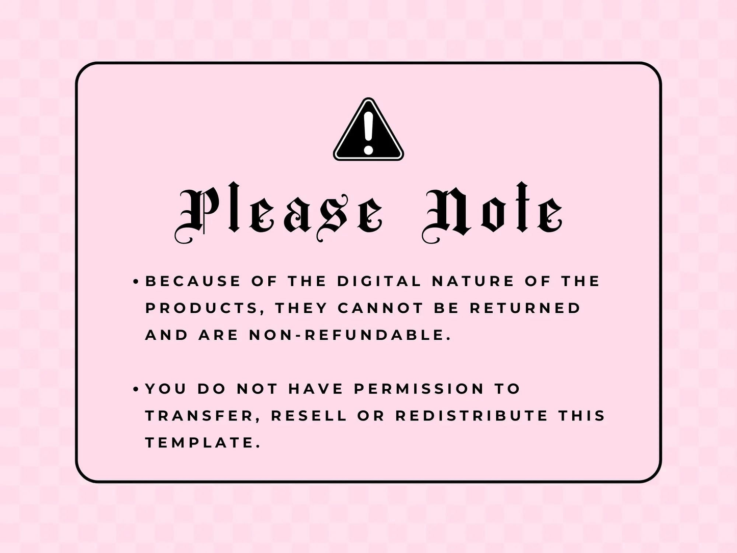 Note on Pink & Black Hair Website Banners
