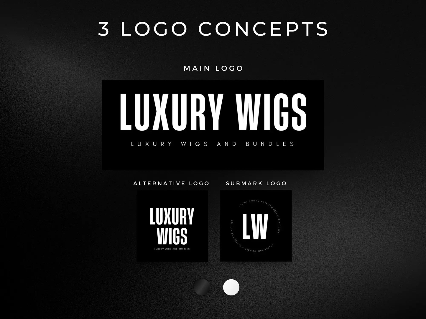 Gold Luxury Hair Branding Kit - Shaima Studio