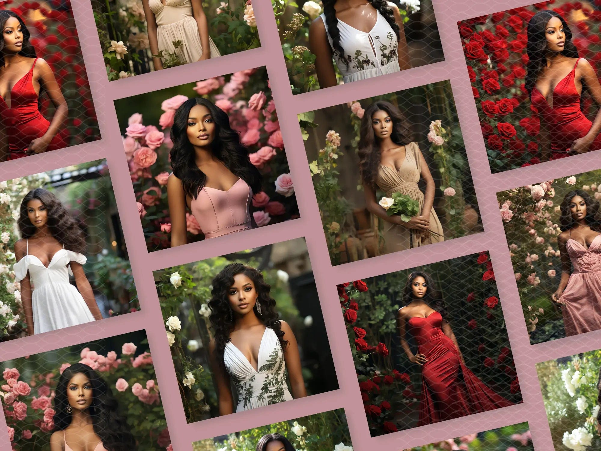 50 Floral Bundle Stock Photos - Shaima Studio