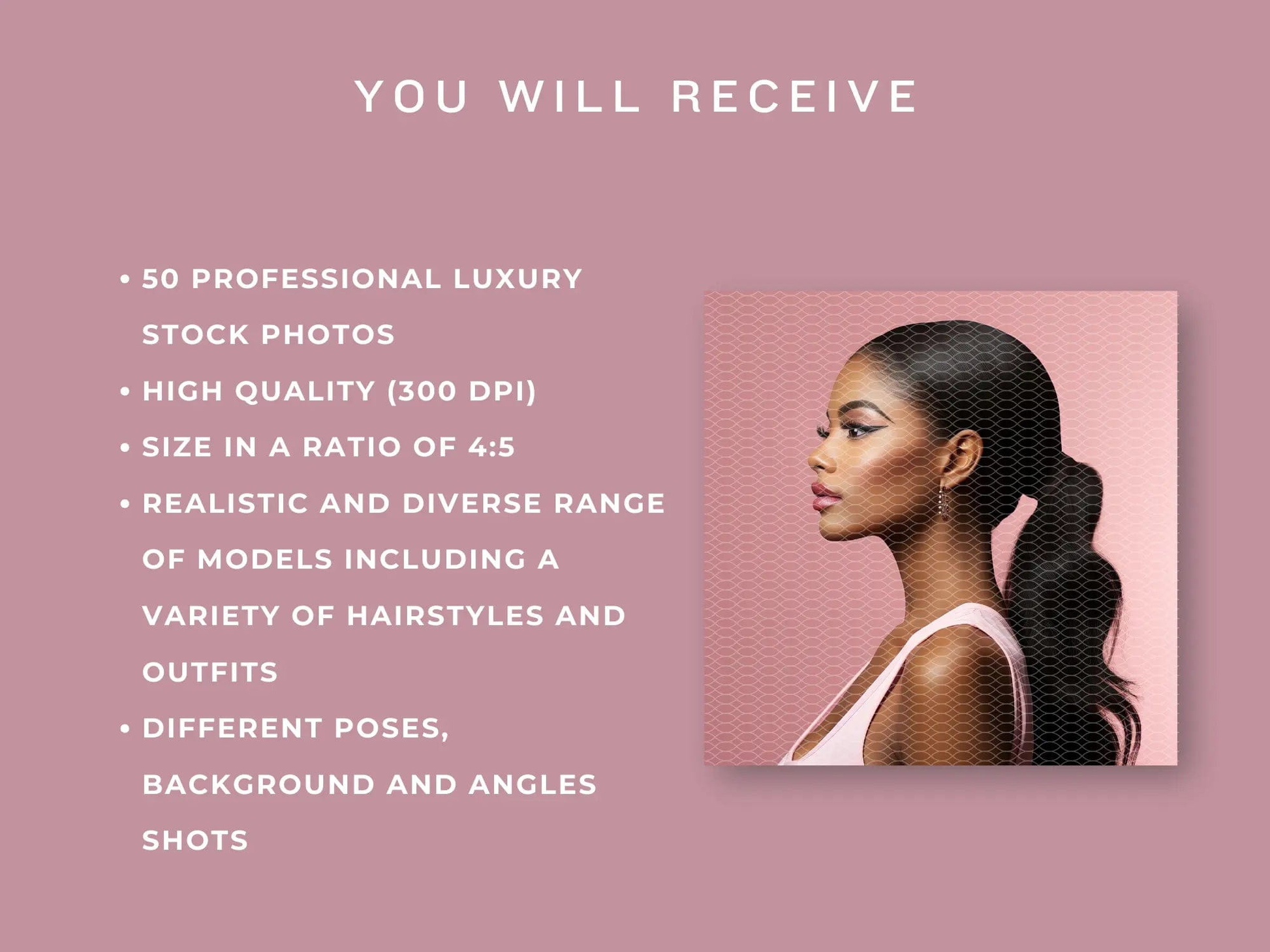 50 Hair Bundle Stock Photos - Shaima Studio