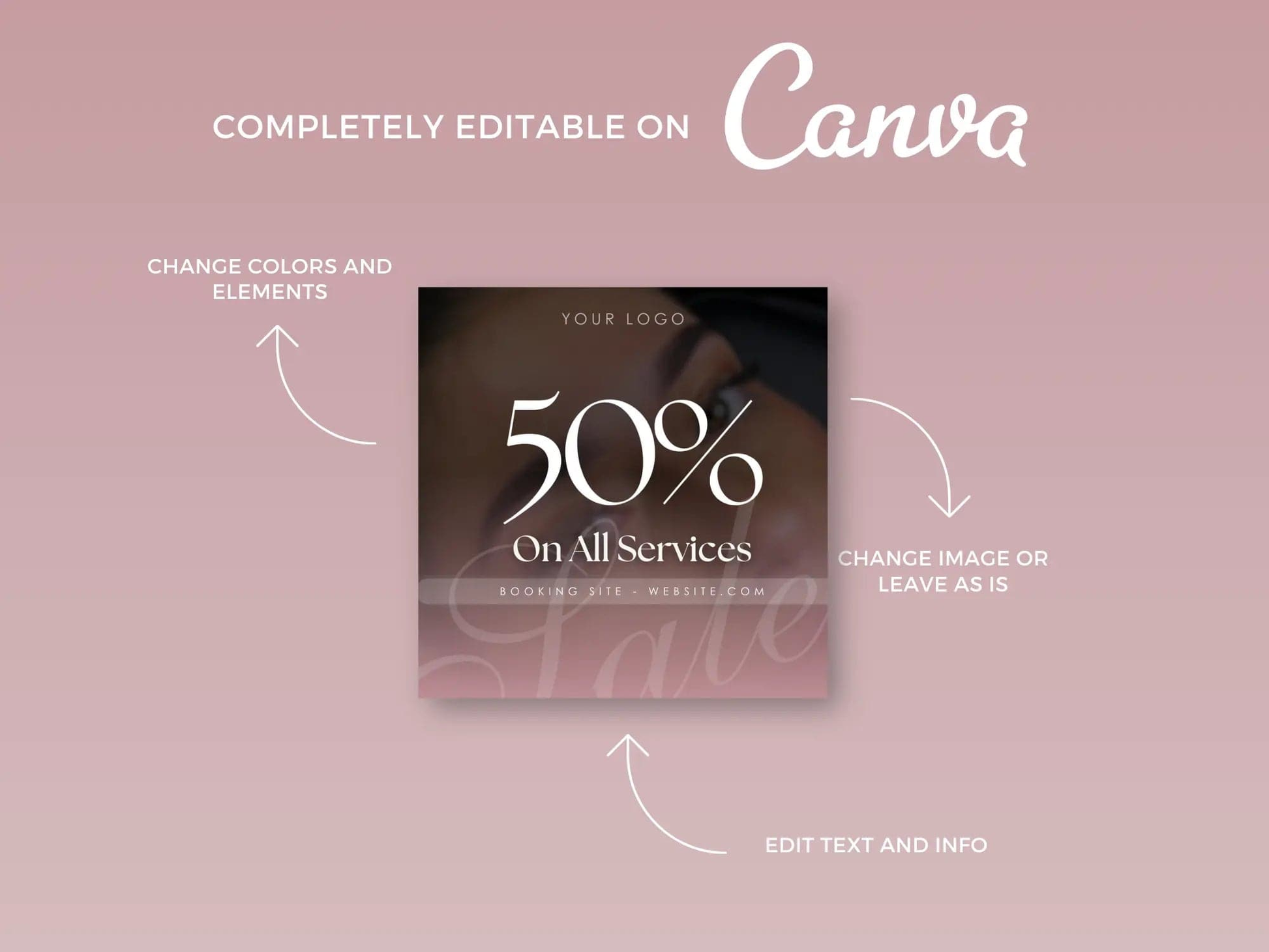 Gold & Pink Lash Tech Instagram Kit - Shaima Studio