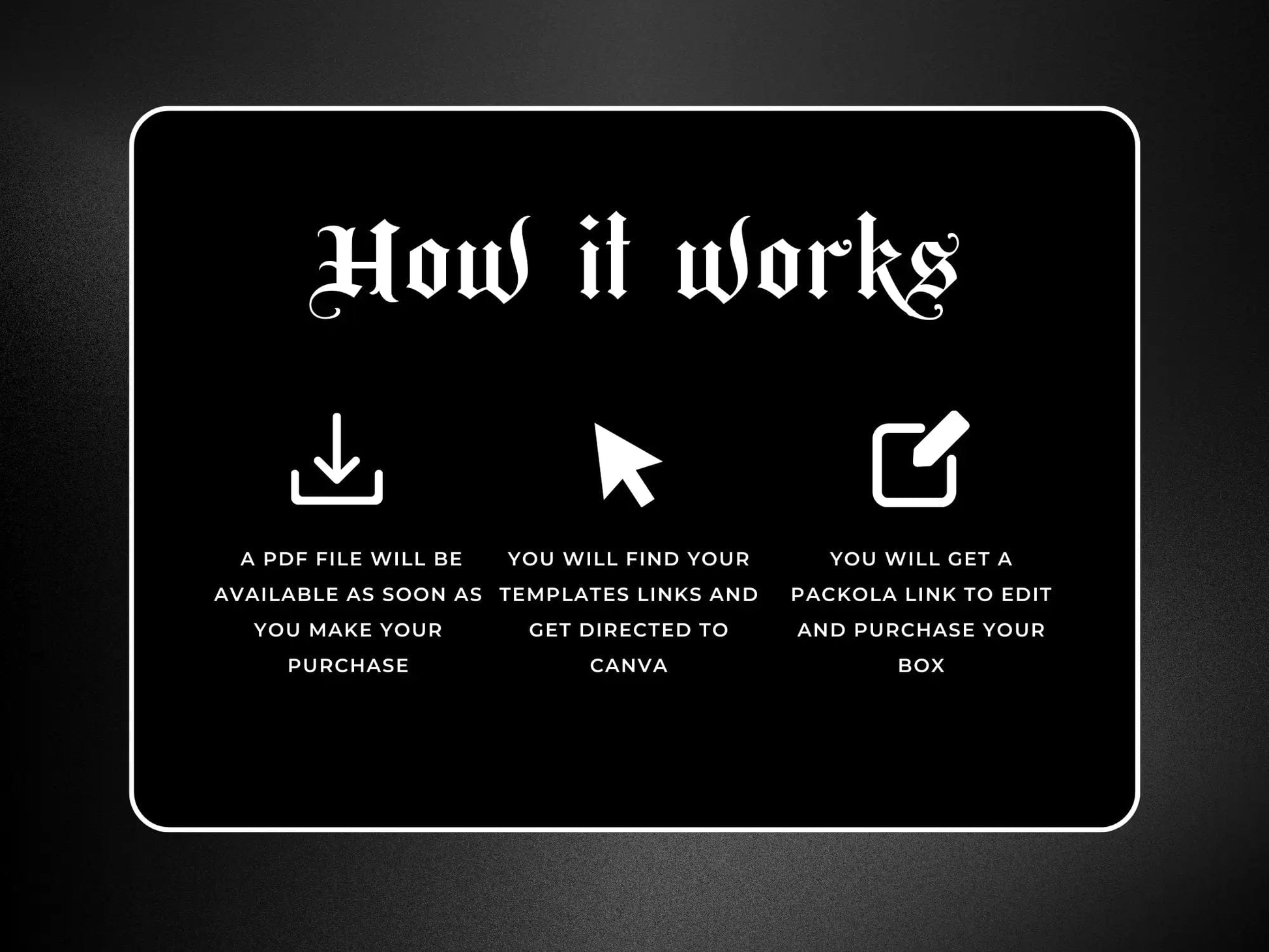 Black Wig Mailer Box - Shaima Studio