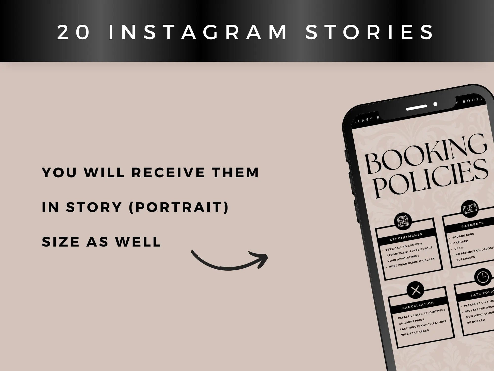 Beige Braiding Instagram Kit - Shaima Studio