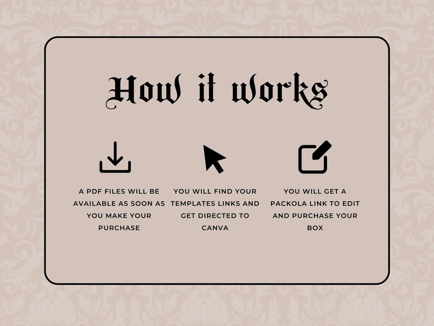 Beige Wig Mailer Box - Shaima Studio