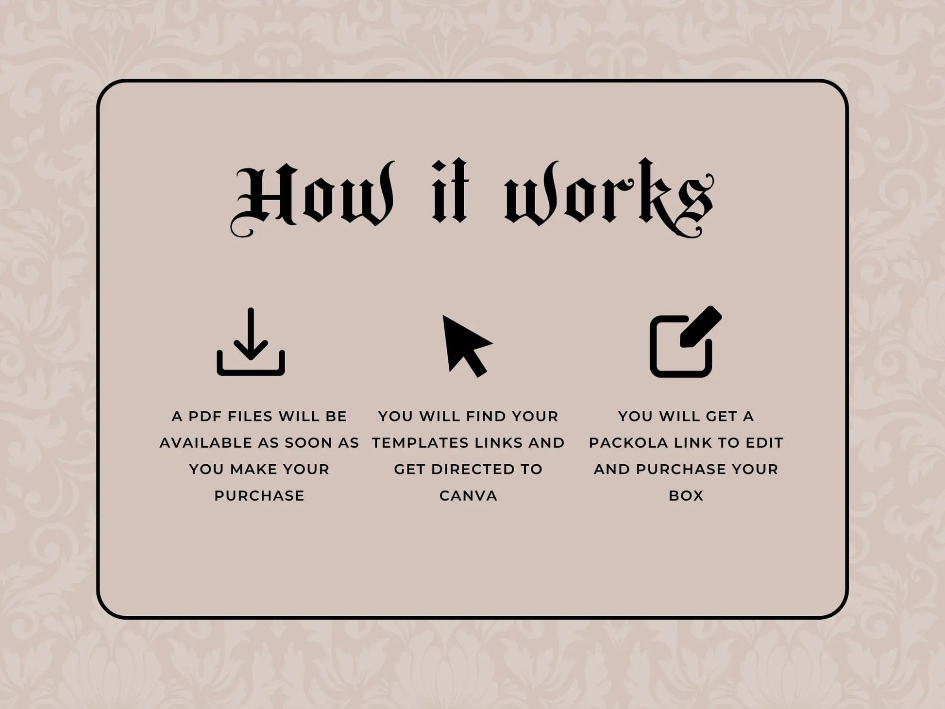 Beige Wig Mailer Box - Shaima Studio