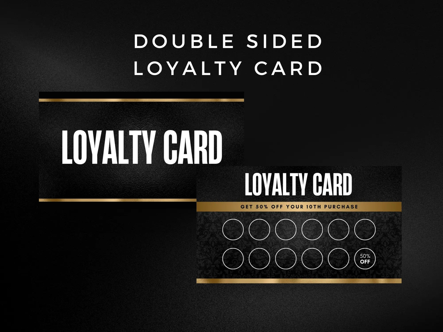 Gold Luxury Hair Branding Kit - Shaima Studio