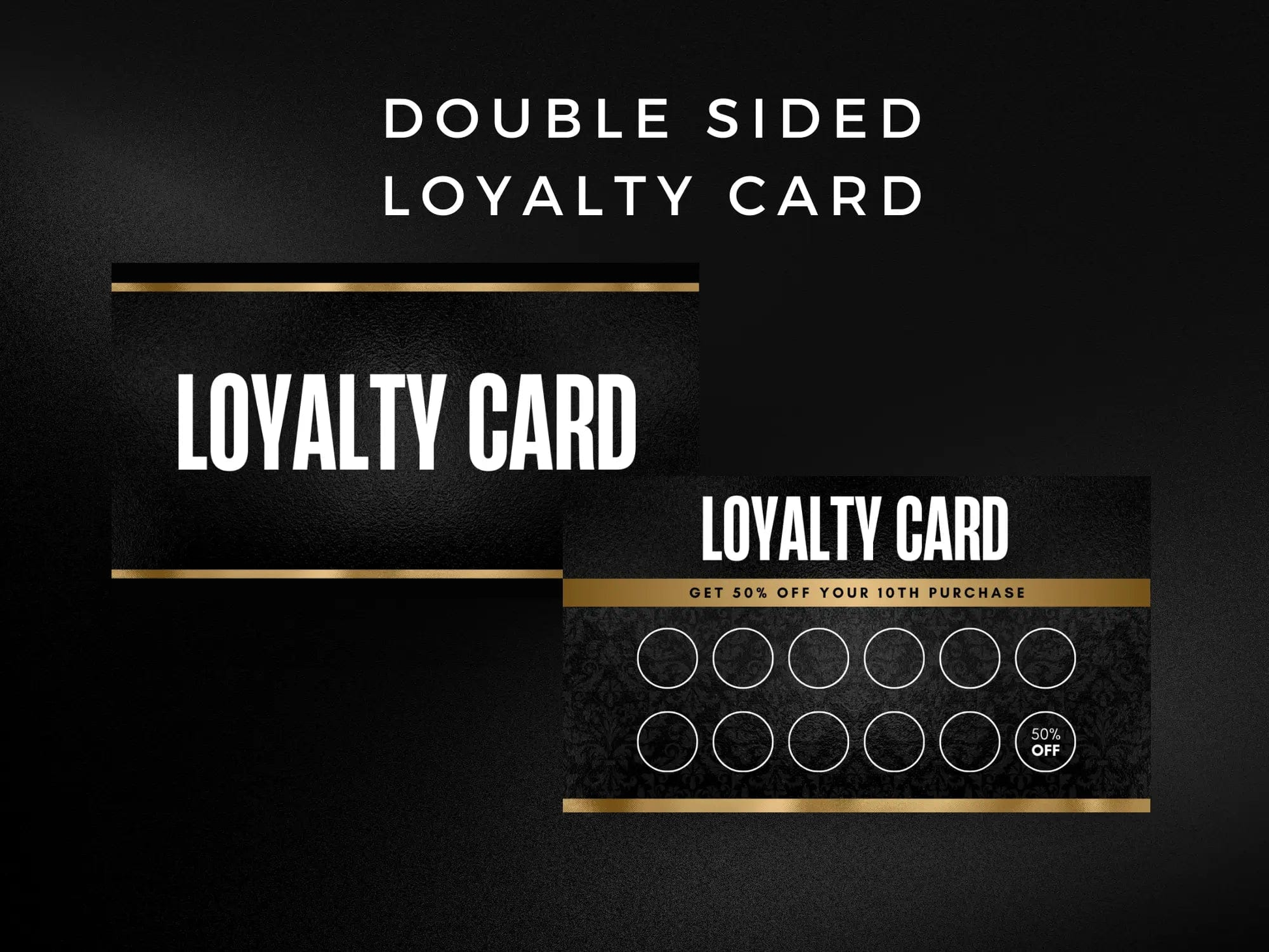 Gold Luxury Hair Branding Kit - Shaima Studio