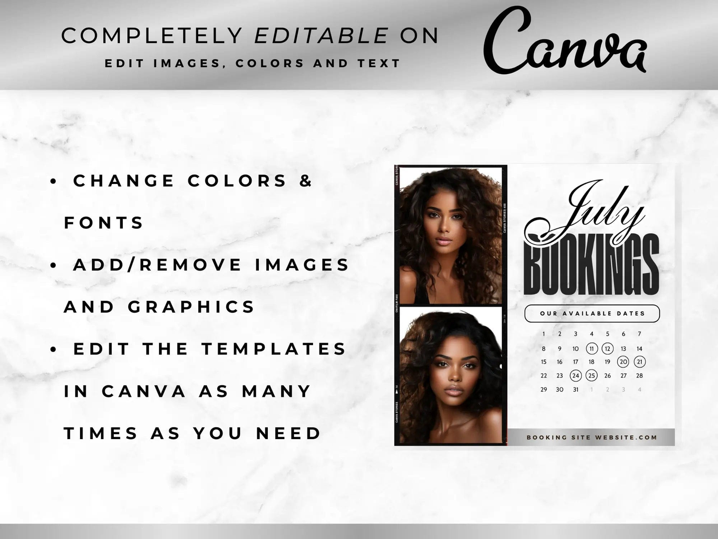 Silver & White Lash Tech Instagram Kit - Shaima Studio