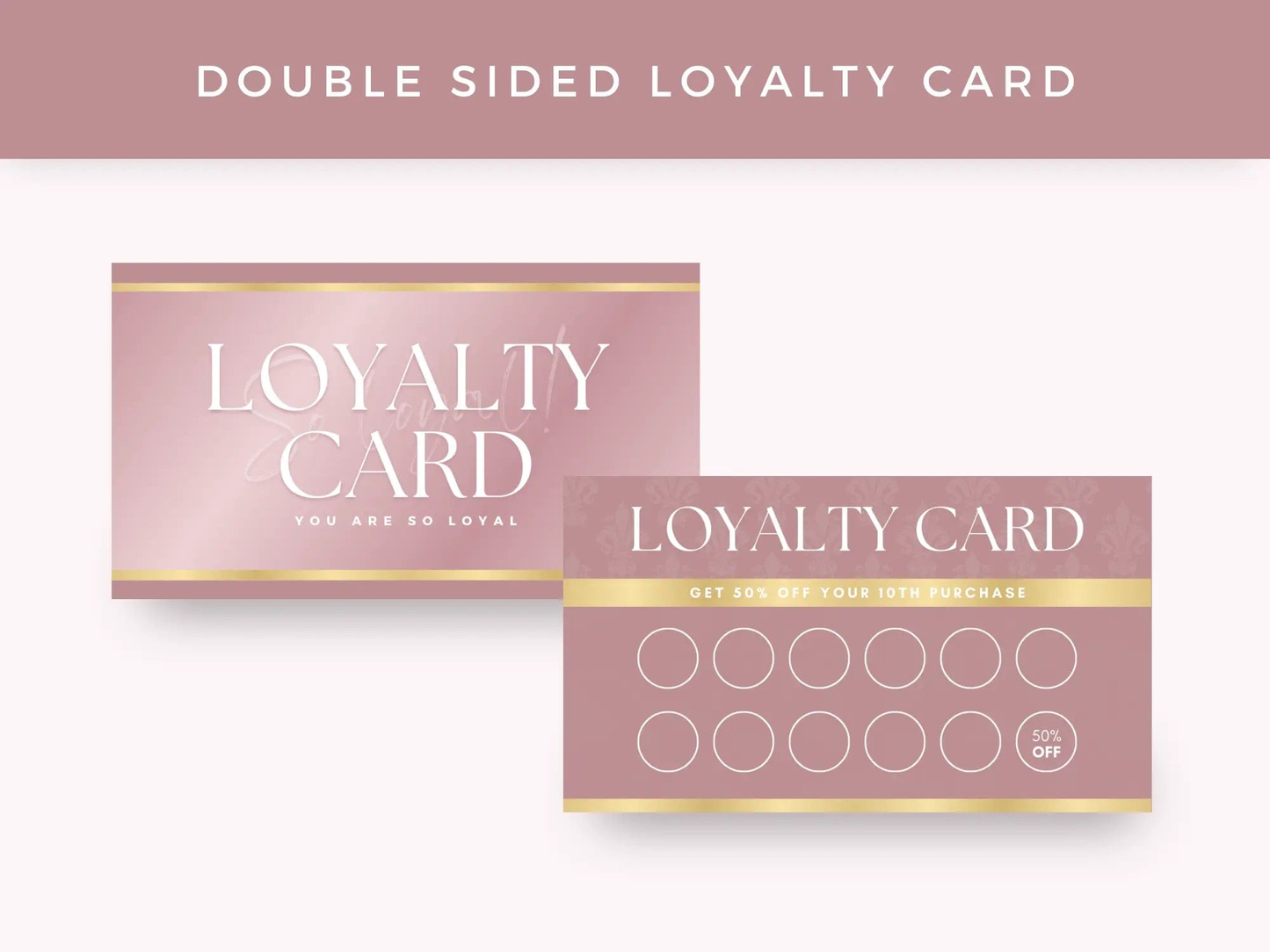 Rose Gold Luxury Hair Branding Kit - Shaima Studio