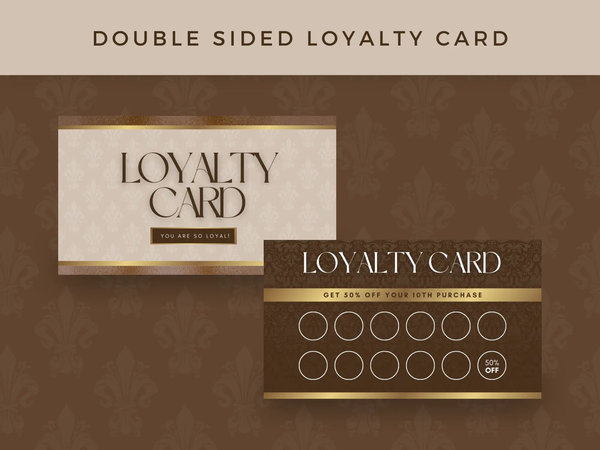 Brown & Gold Luxury Hair Branding Kit - Shaima Studio