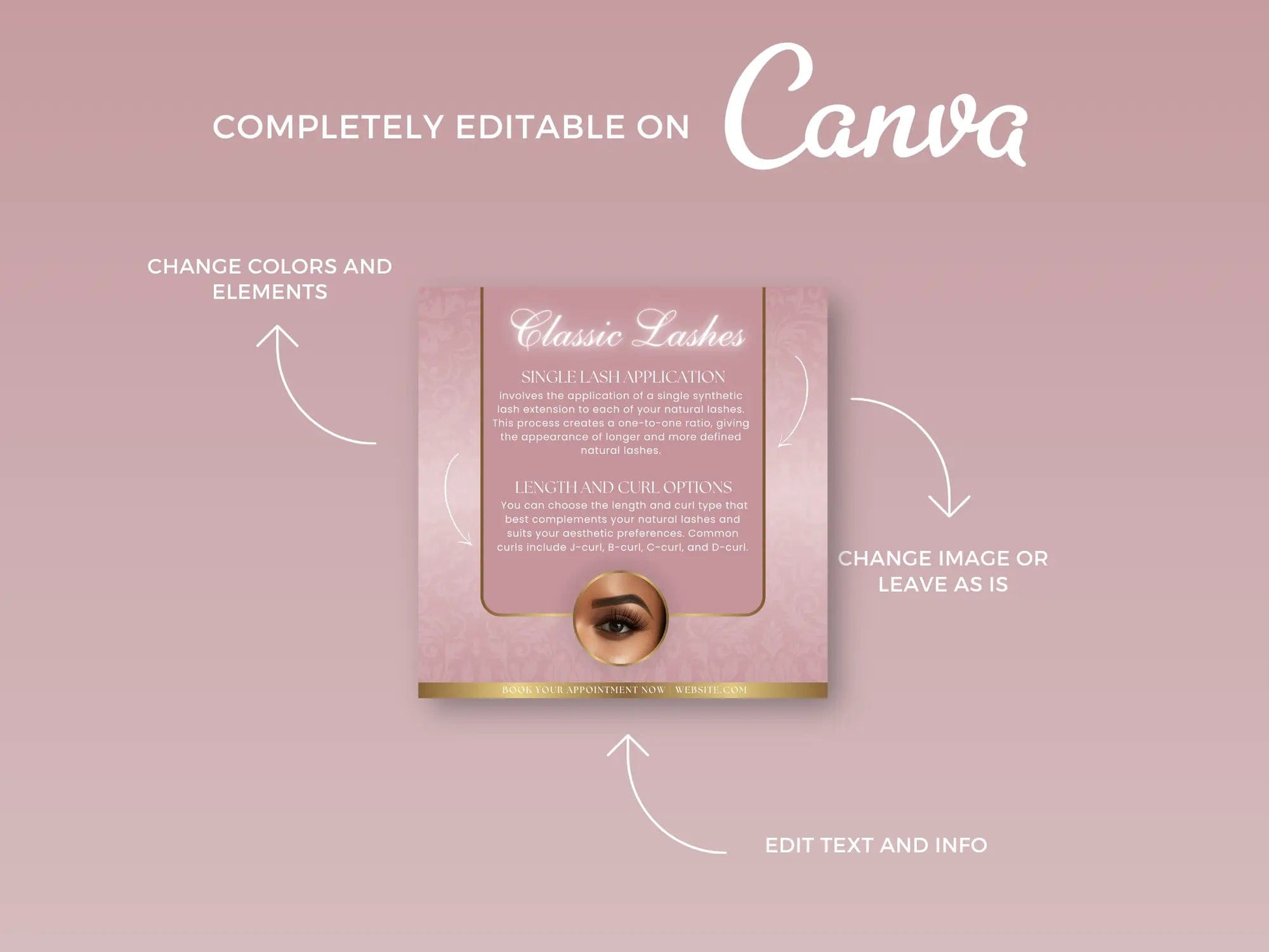 Rose Gold Lash Tech Instagram Kit - Shaima Studio