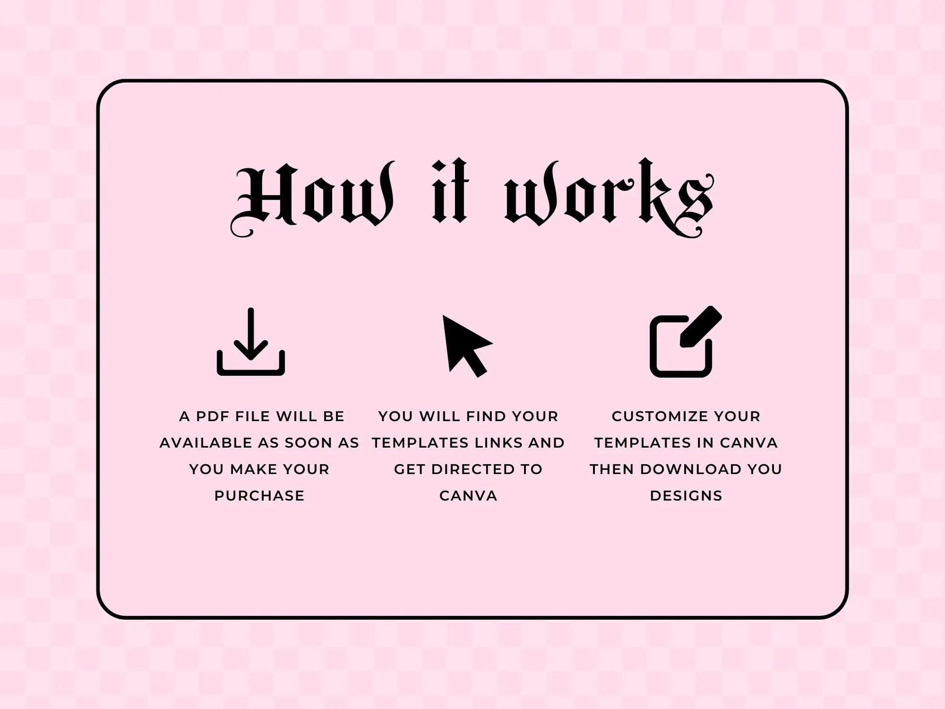 How It Works - Pink Feminine Hair Website Banners