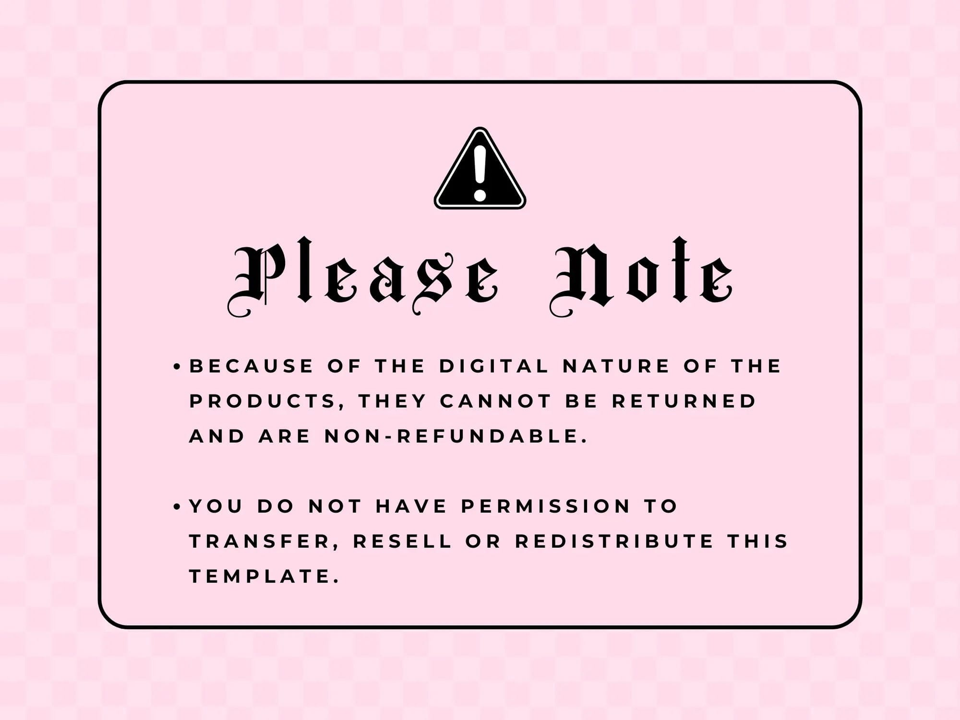 Note on Pink & Black Hair Website Banners