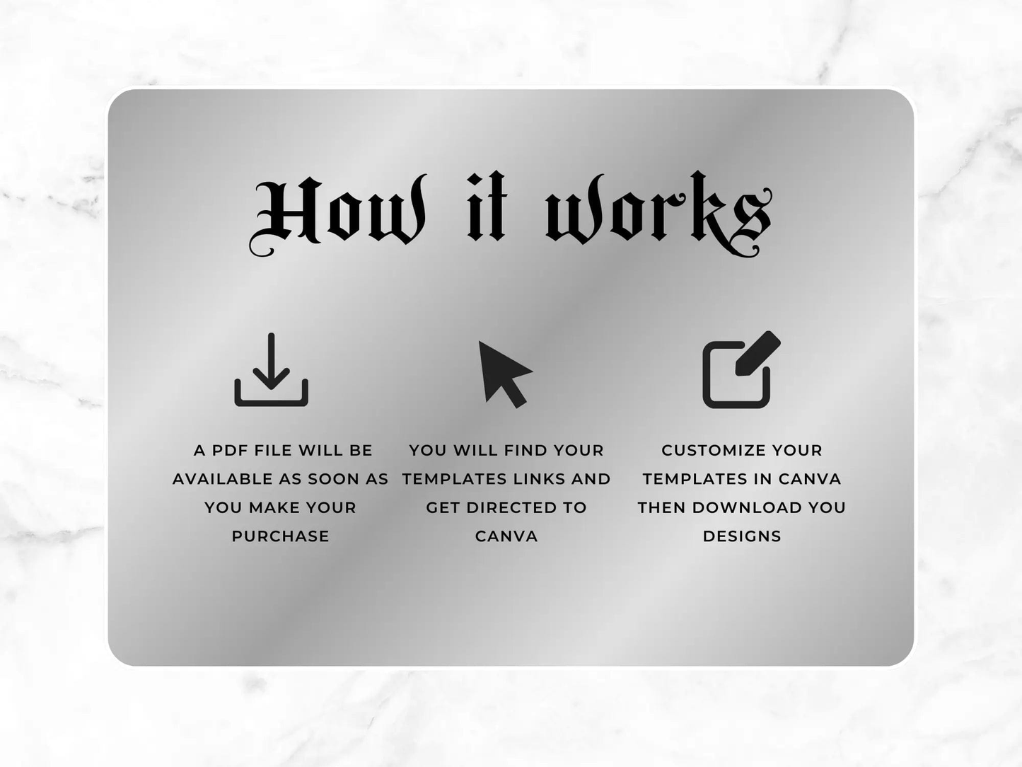 Silver & White Luxury Hair Branding Kit - Shaima Studio