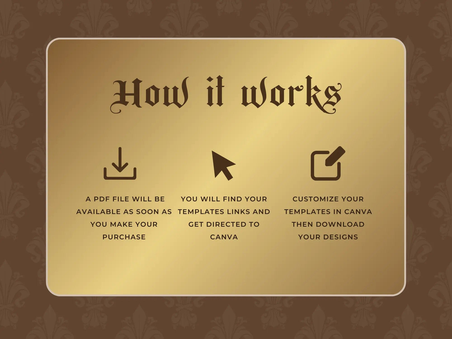 Brown & Gold Luxury Hair Branding Kit - Shaima Studio