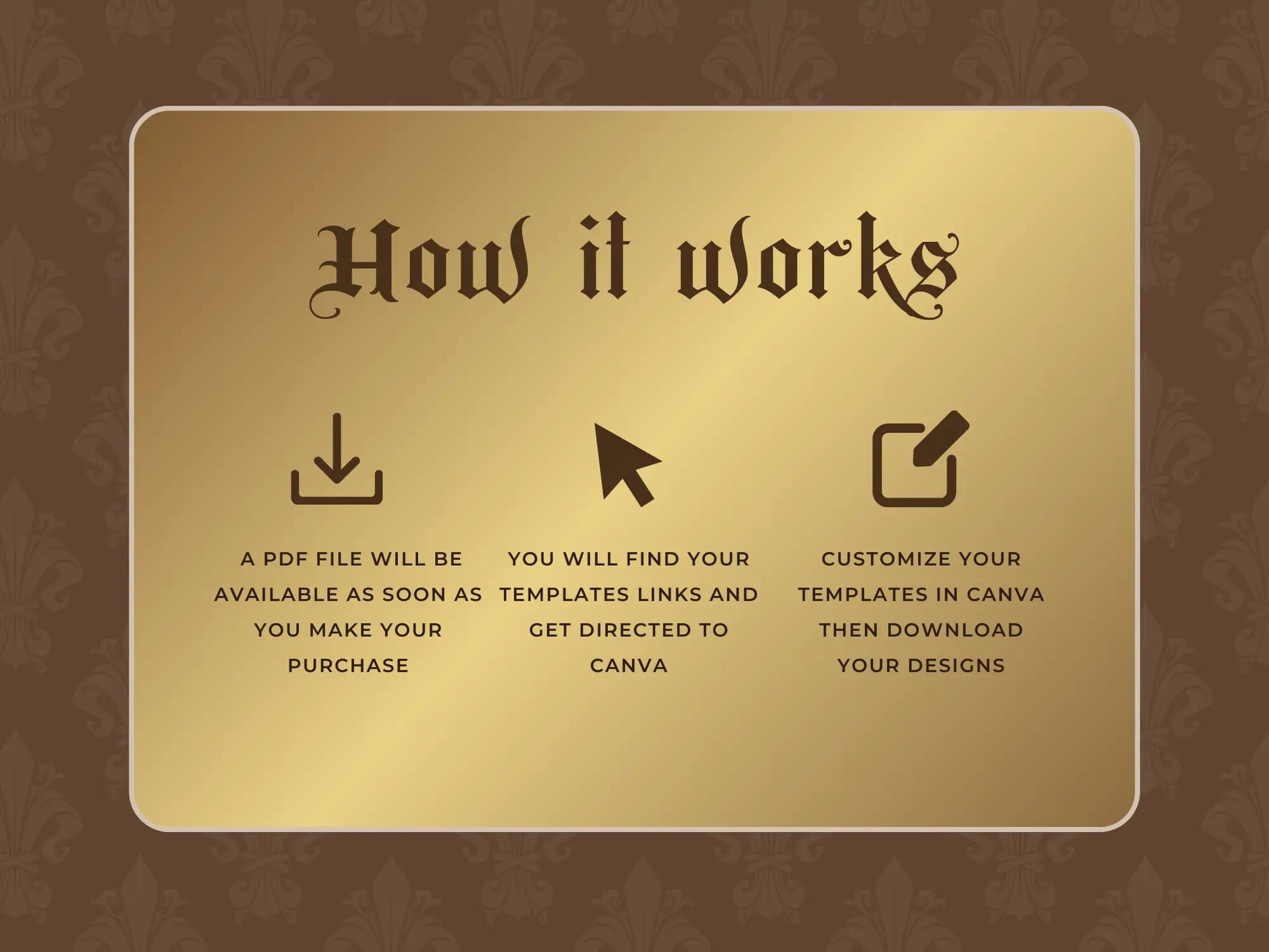 Brown & Gold Luxury Hair Branding Kit - Shaima Studio