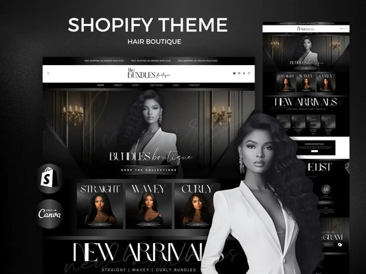 Classy Black Hair Shopify Theme