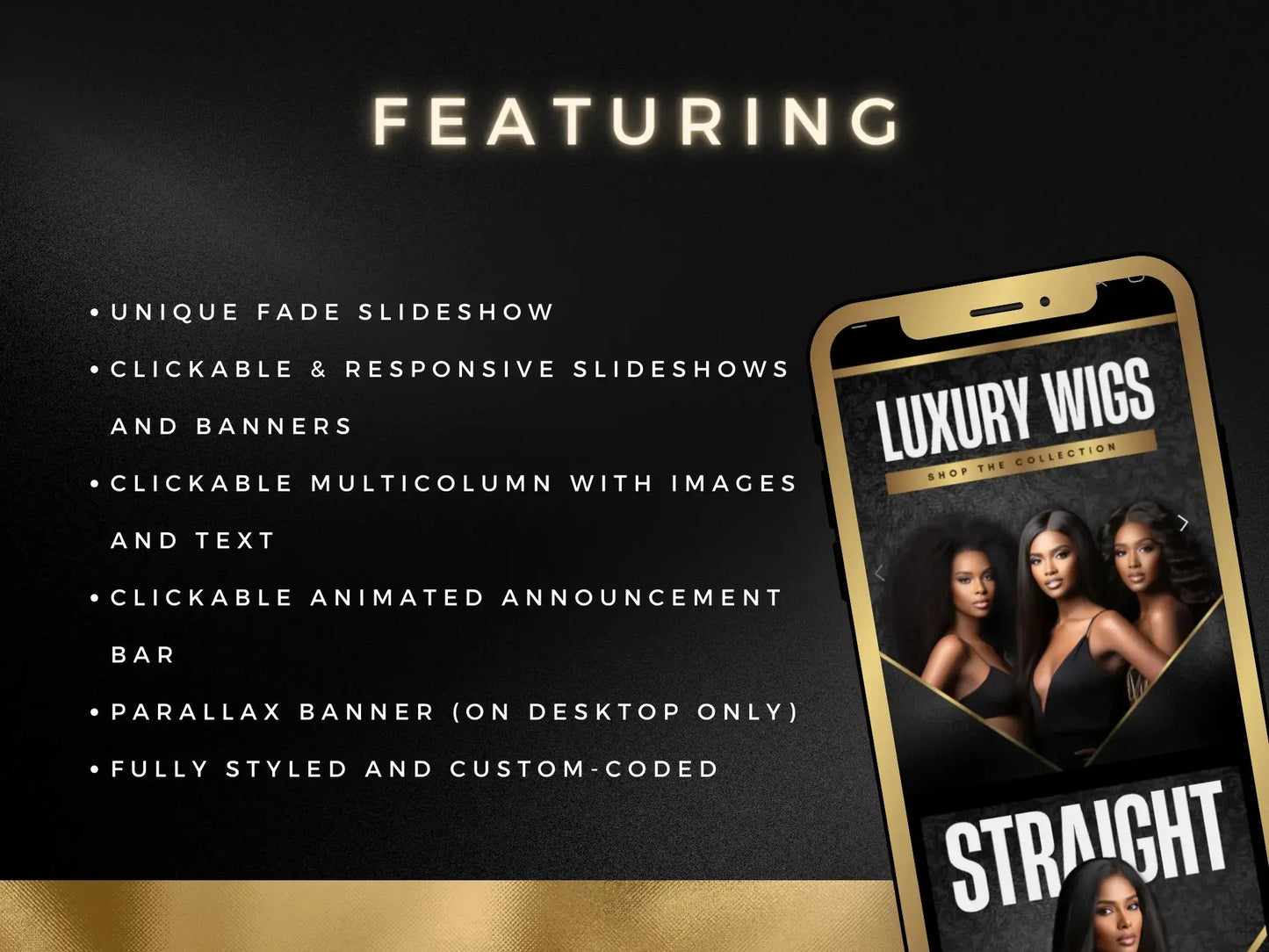 Luxury Gold Hair featuring