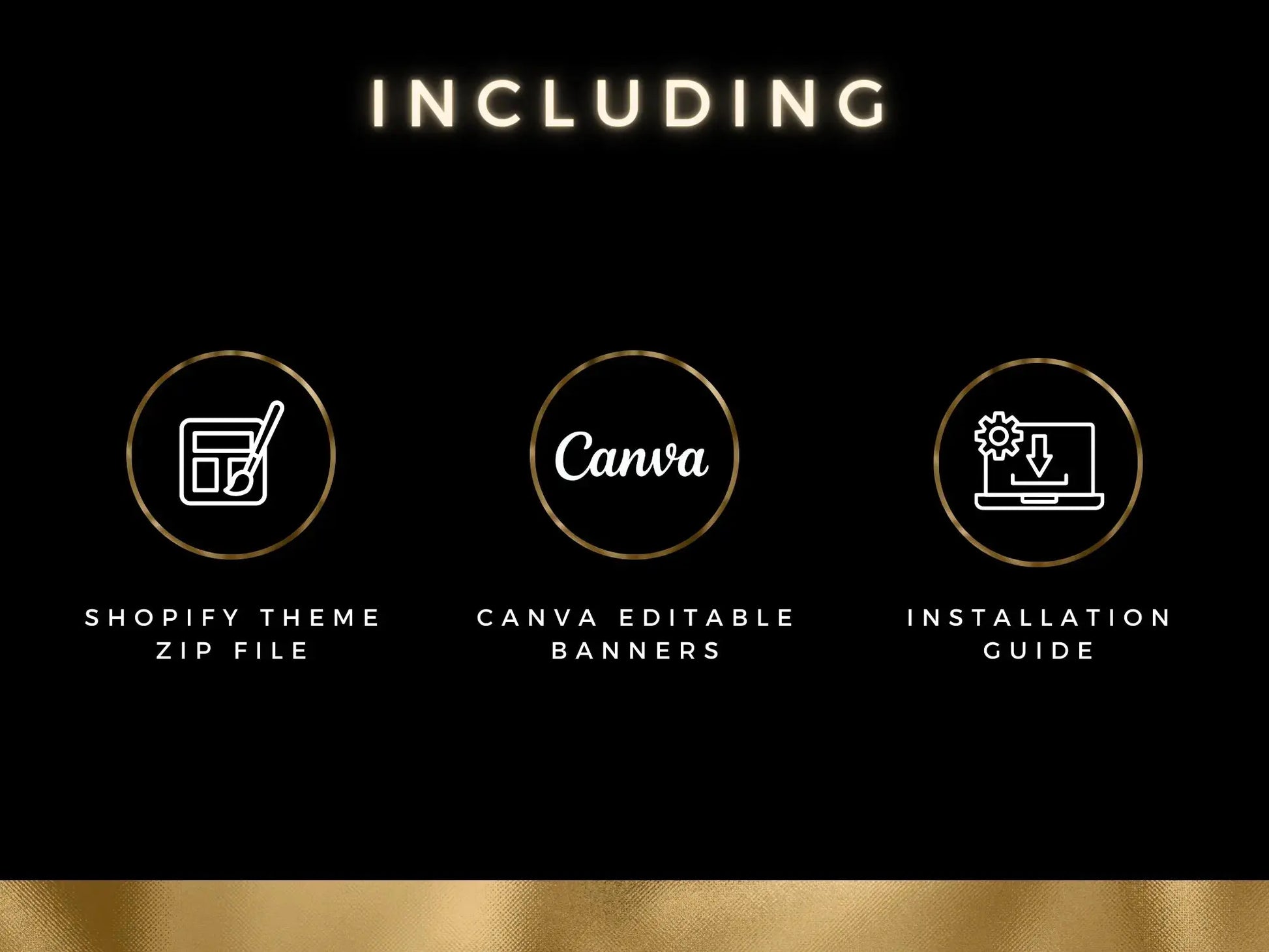 Luxury Gold Hair including