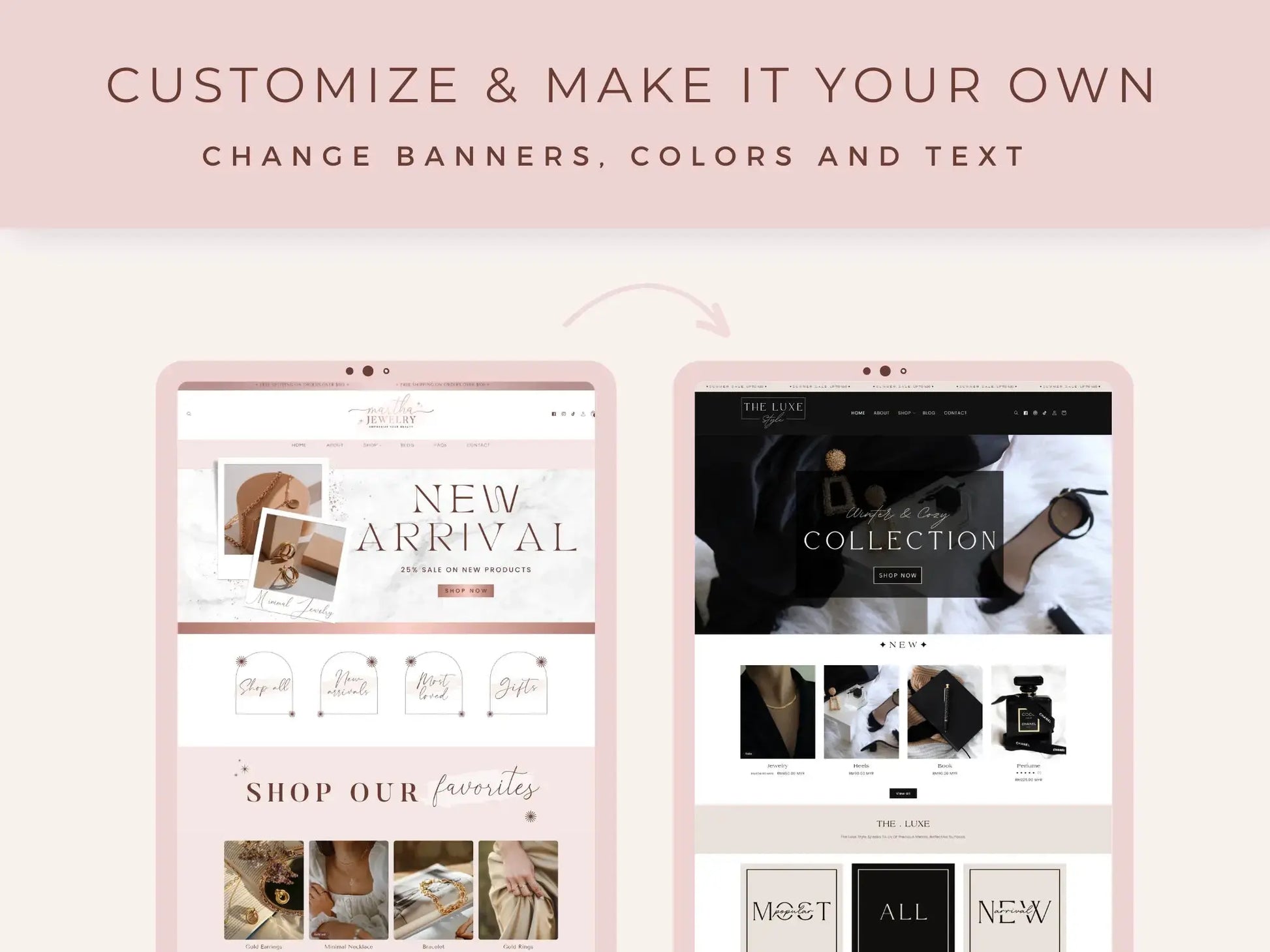 Luxury Jewelry customize and make it your own