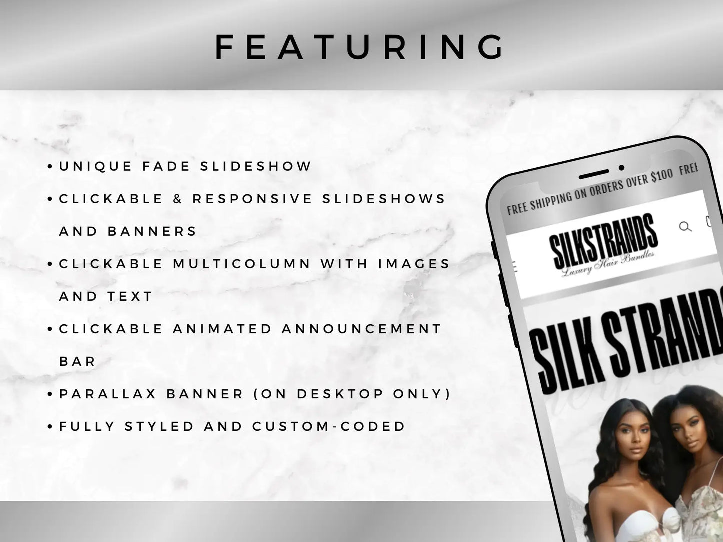 Luxury Silver White Hair featuring