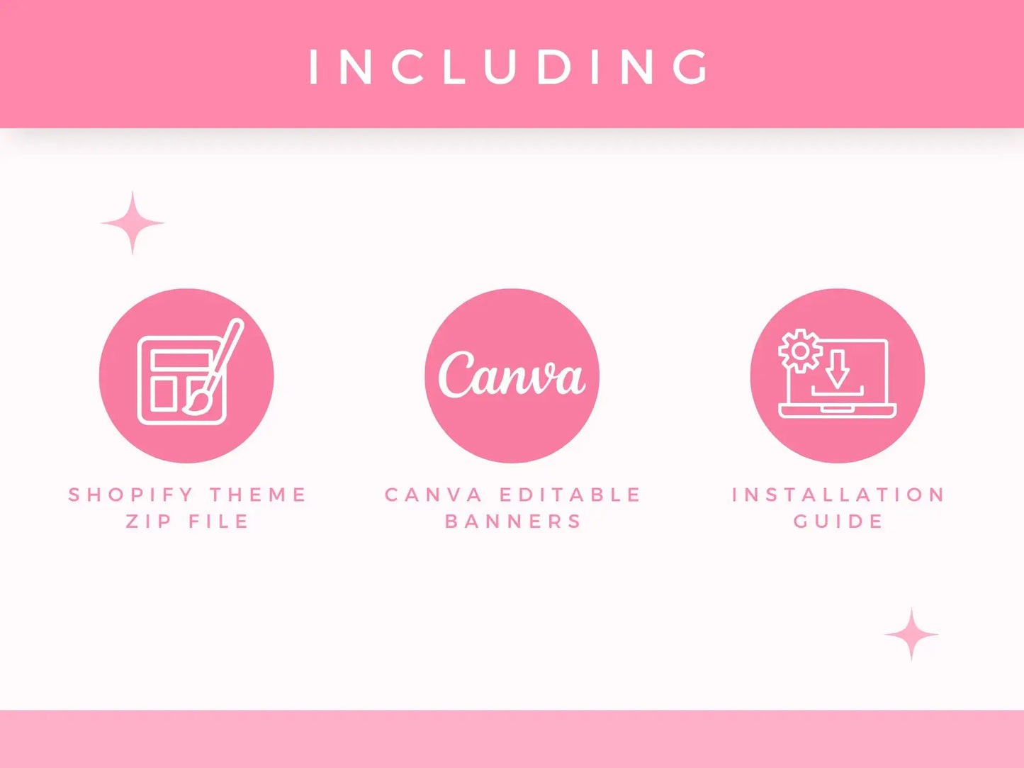 Pink Shopify Theme including