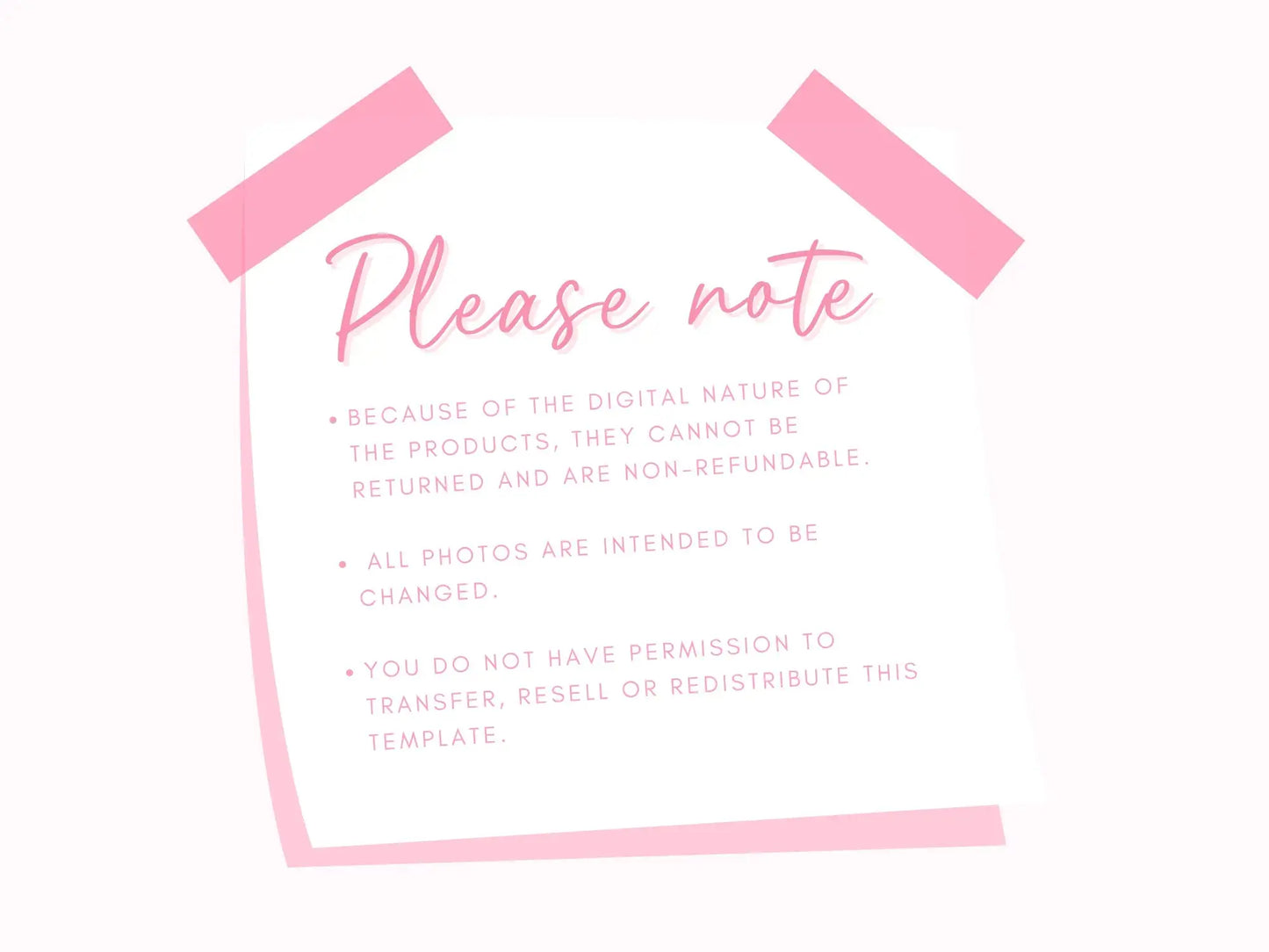 Pink Shopify Theme please note