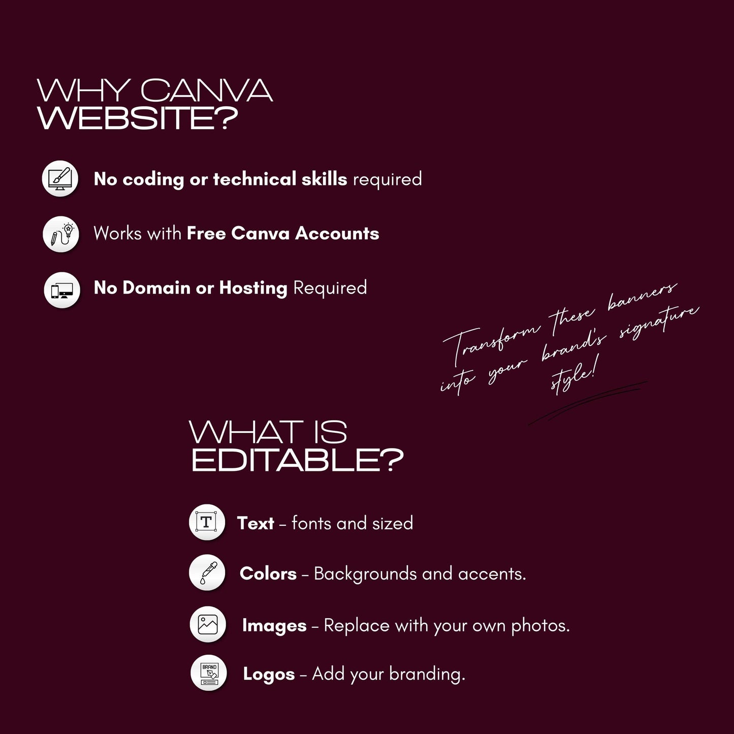 Lash Tech Website Template, Modern Web & Mobile Banners, Eyelash Extension Canva Editable Website for Lash Artists