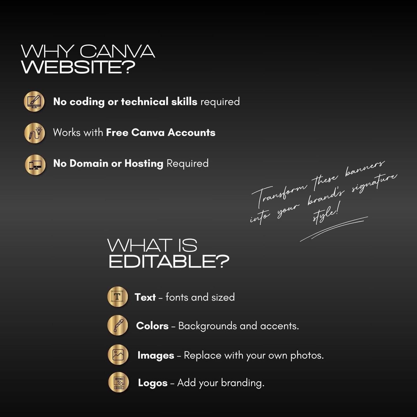 Real Estate Canva Website Template, Realtor Landing Page Design, Property Listing, For Sale & Just Listed Website Templates