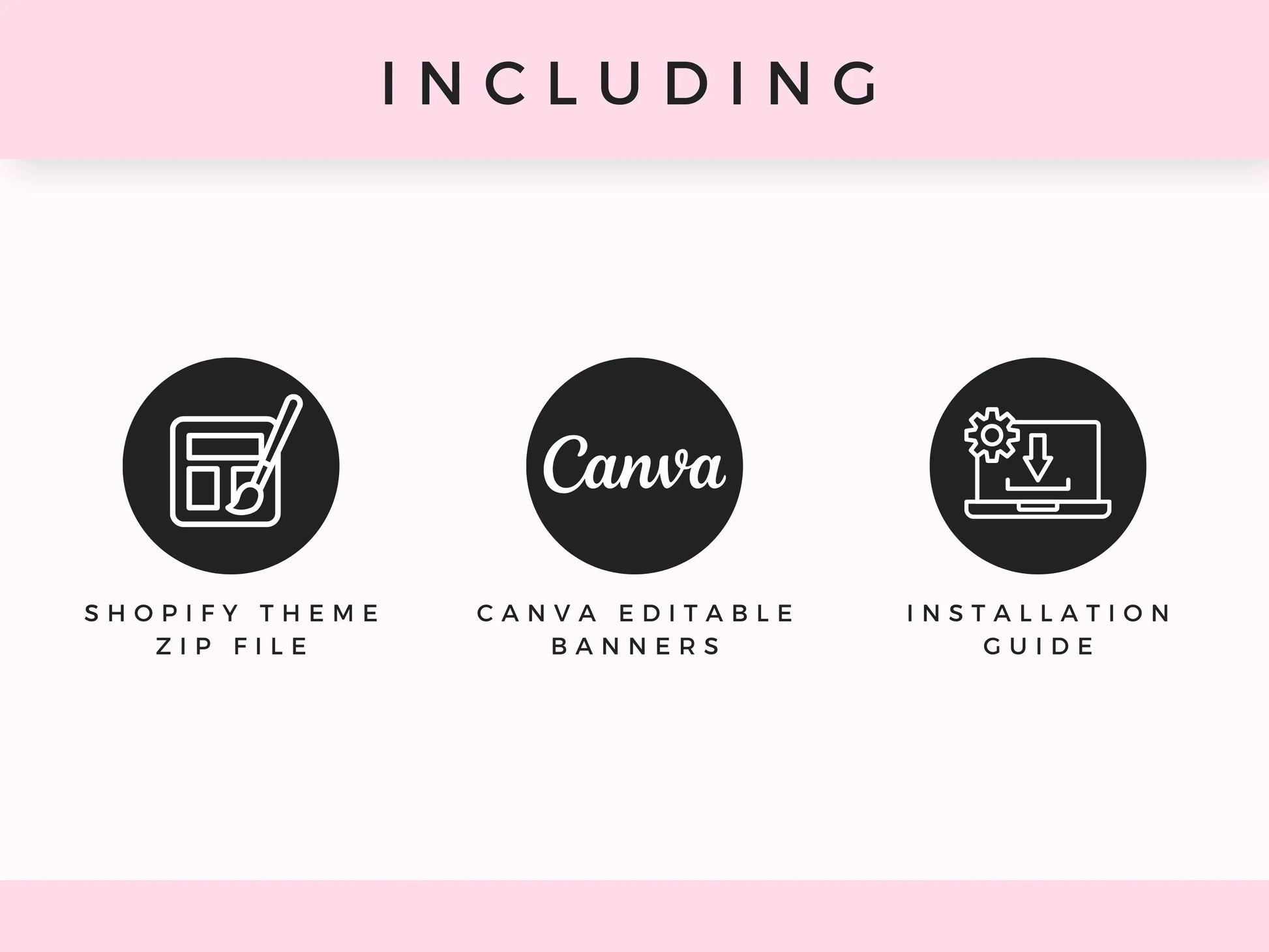 Pink Feminine Hair Salon Shopify Theme including