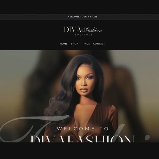 Minimal black shopify theme video