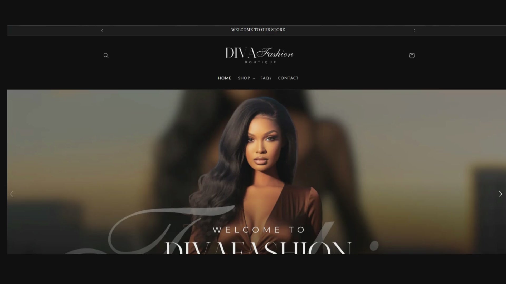 Minimal black shopify theme video