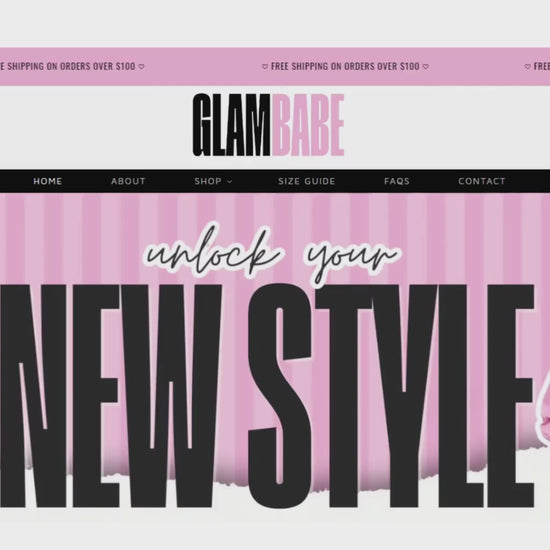 video demonstration for Pink Feminine Shopify Theme